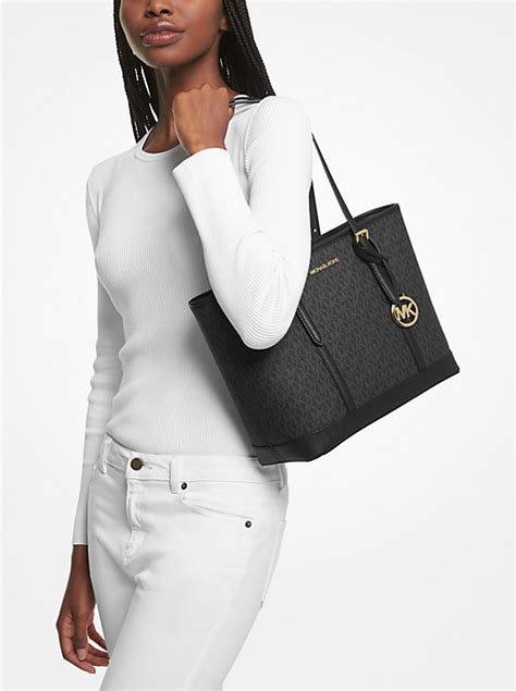 michael kors jet set extra small top zip tote|michael kors packable tote.